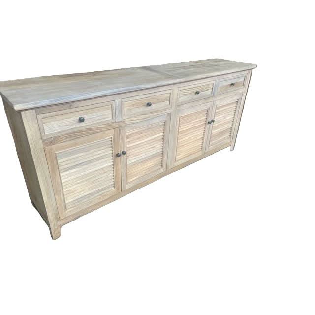 Villa Louvre Style Buffet Sideboard 200cm side