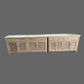 VILLA LOUVRE STYLE BUFFET/SIDEBOARD 4 DOORS 2 DRAWERS RECYCLED ELM 150CM - MyChocolateWood