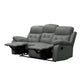 Vogue Genuine Leather Lounge Suite in Grey detail