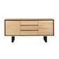 VORN MESSMATE BUFFET SIDEBOARD 2 DOORS/3 DRAWERS NATURAL - MyChocolateWood