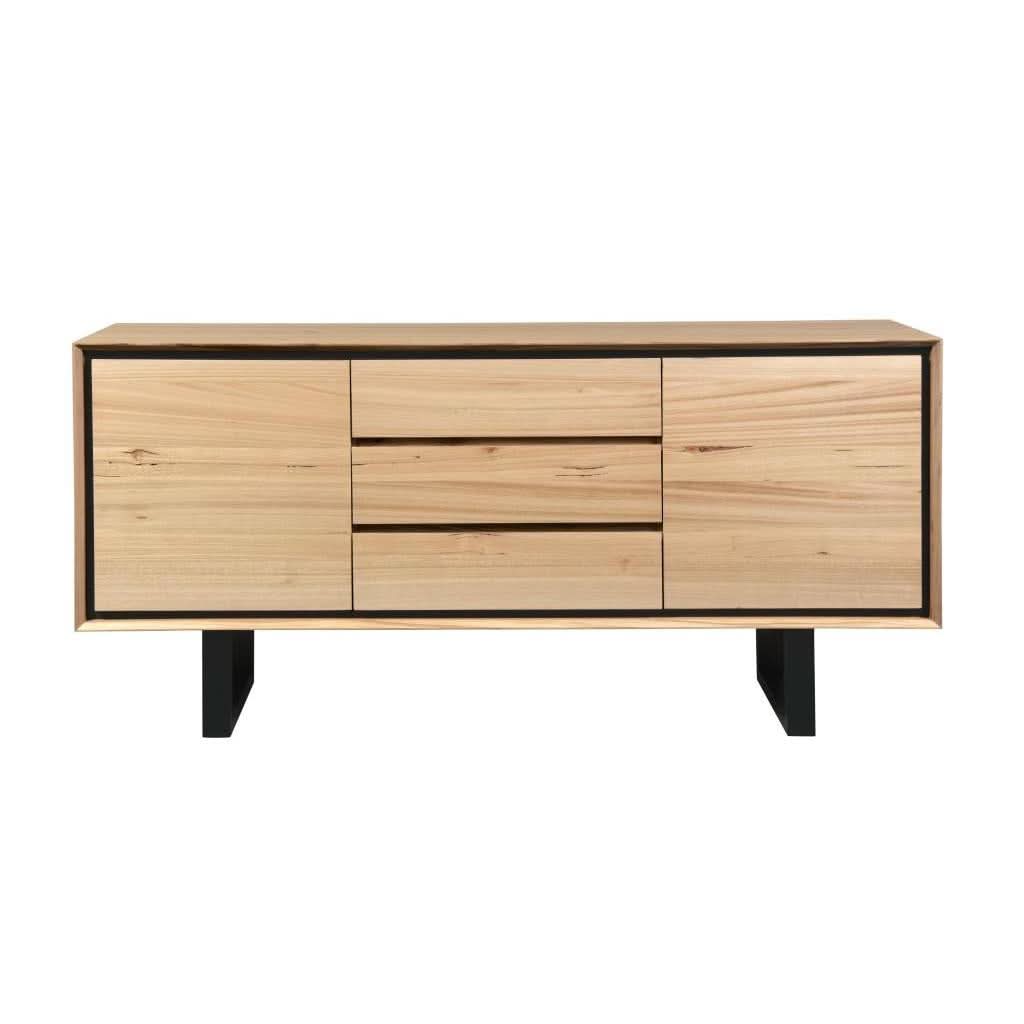 VORN MESSMATE BUFFET SIDEBOARD 2 DOORS/3 DRAWERS NATURAL - MyChocolateWood