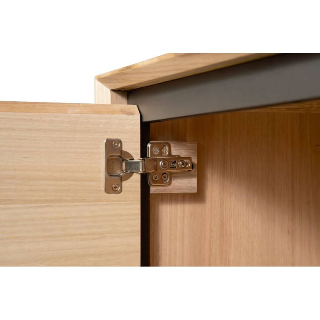 VORN MESSMATE BUFFET SIDEBOARD 2 DOORS/3 DRAWERS NATURAL - MyChocolateWood