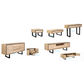 VORN MESSMATE BUFFET SIDEBOARD 2 DOORS/3 DRAWERS NATURAL - MyChocolateWood