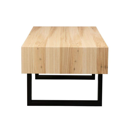 VORN MESSMATE COFFEE TABLE 2 DRAWERS NATURAL - MyChocolateWood