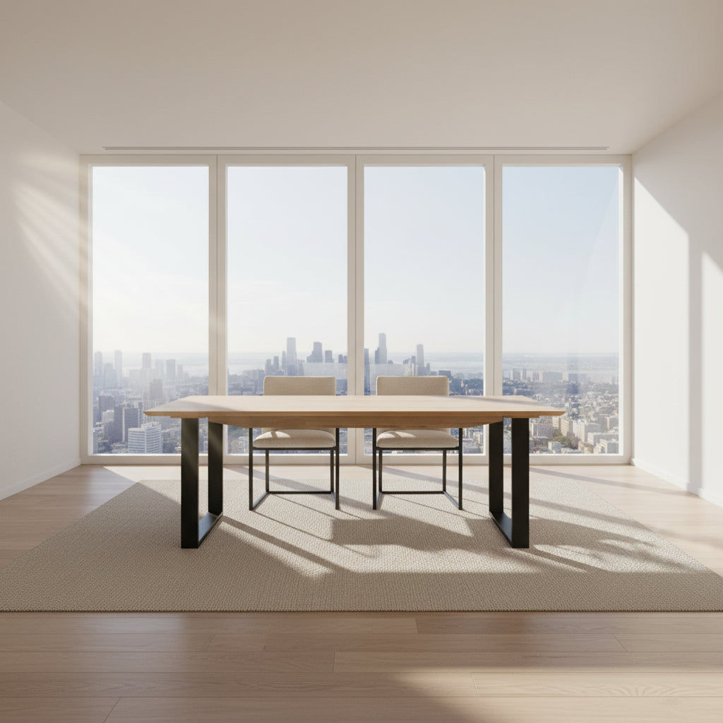 VORN MESSMATE LARGE DINING TABLE NATURAL 210CM - MyChocolateWood