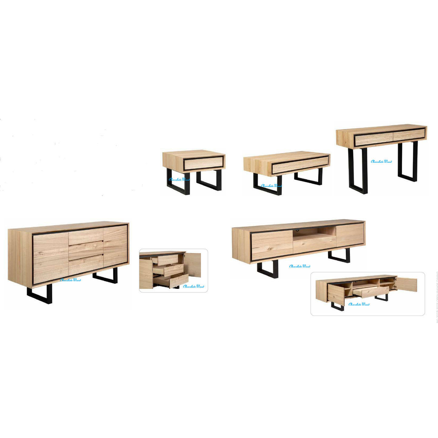 VORN MESSMATE DINING TABLE NATURAL 180CM - MyChocolateWood