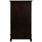 Tasmania Solid Mahogany Wide 2 Drawer Bookcase in Chocolate - Chocolate Wood