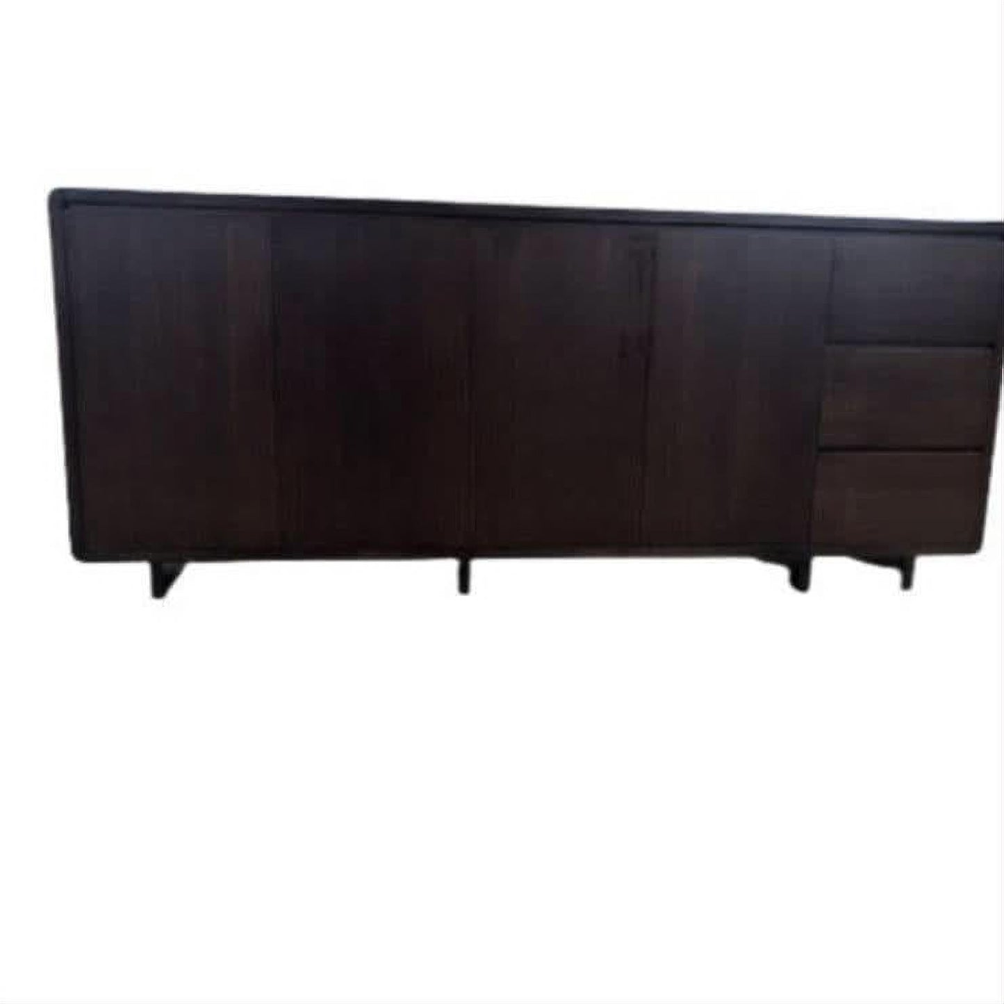 WILLIAM CURVED EDGE TASSIE OAK BUFFET 4 DOORS & 3 DRAWERS