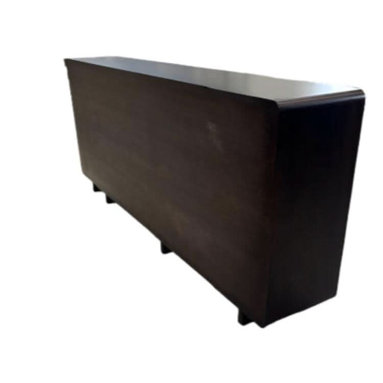 WILLIAM CURVED EDGE TASSIE OAK BUFFET 4 DOORS & 3 DRAWERS - MyChocolateWood