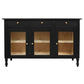 Winston Solid White Cedar Buffet / Sideboard in Black