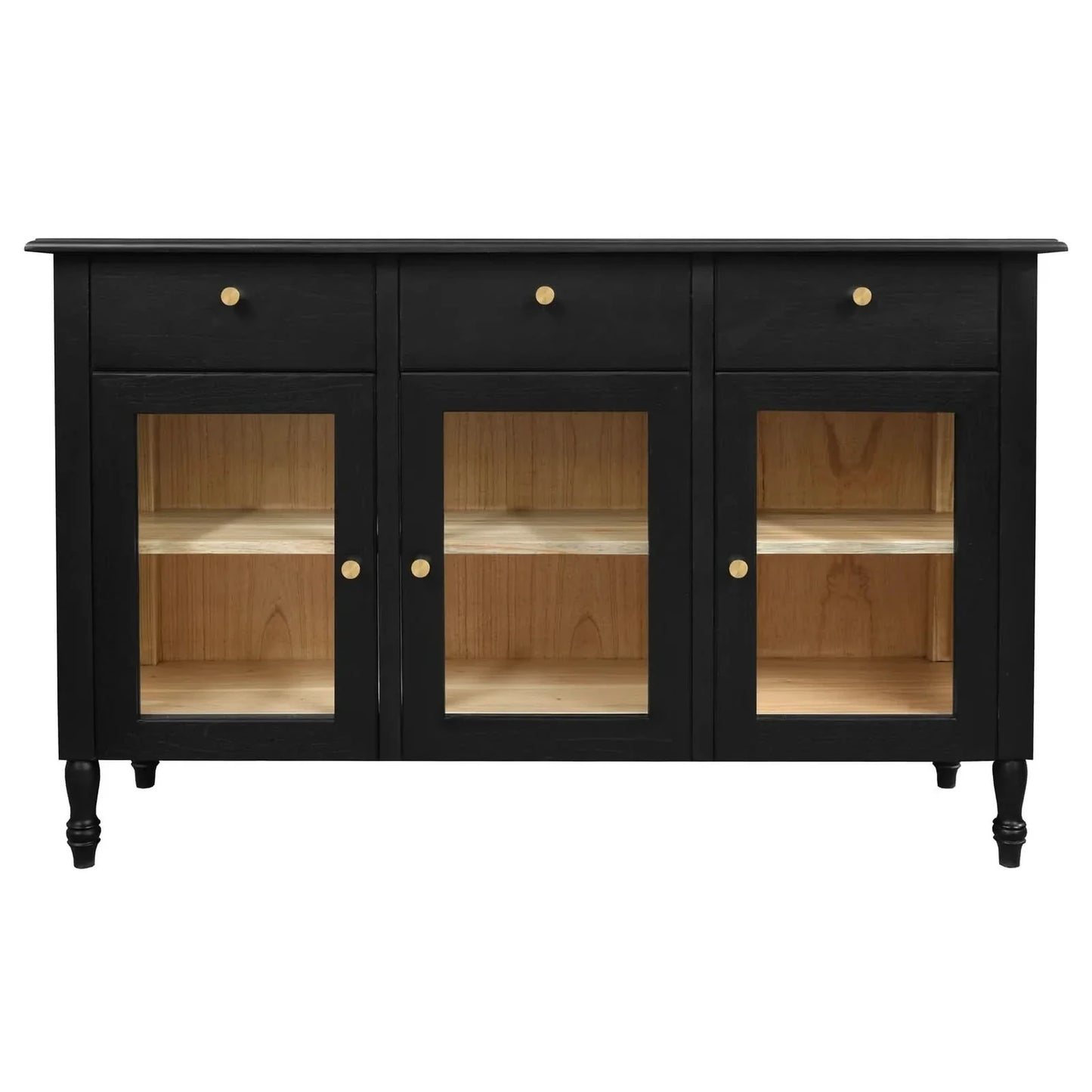 Winston Solid White Cedar Buffet / Sideboard in Black