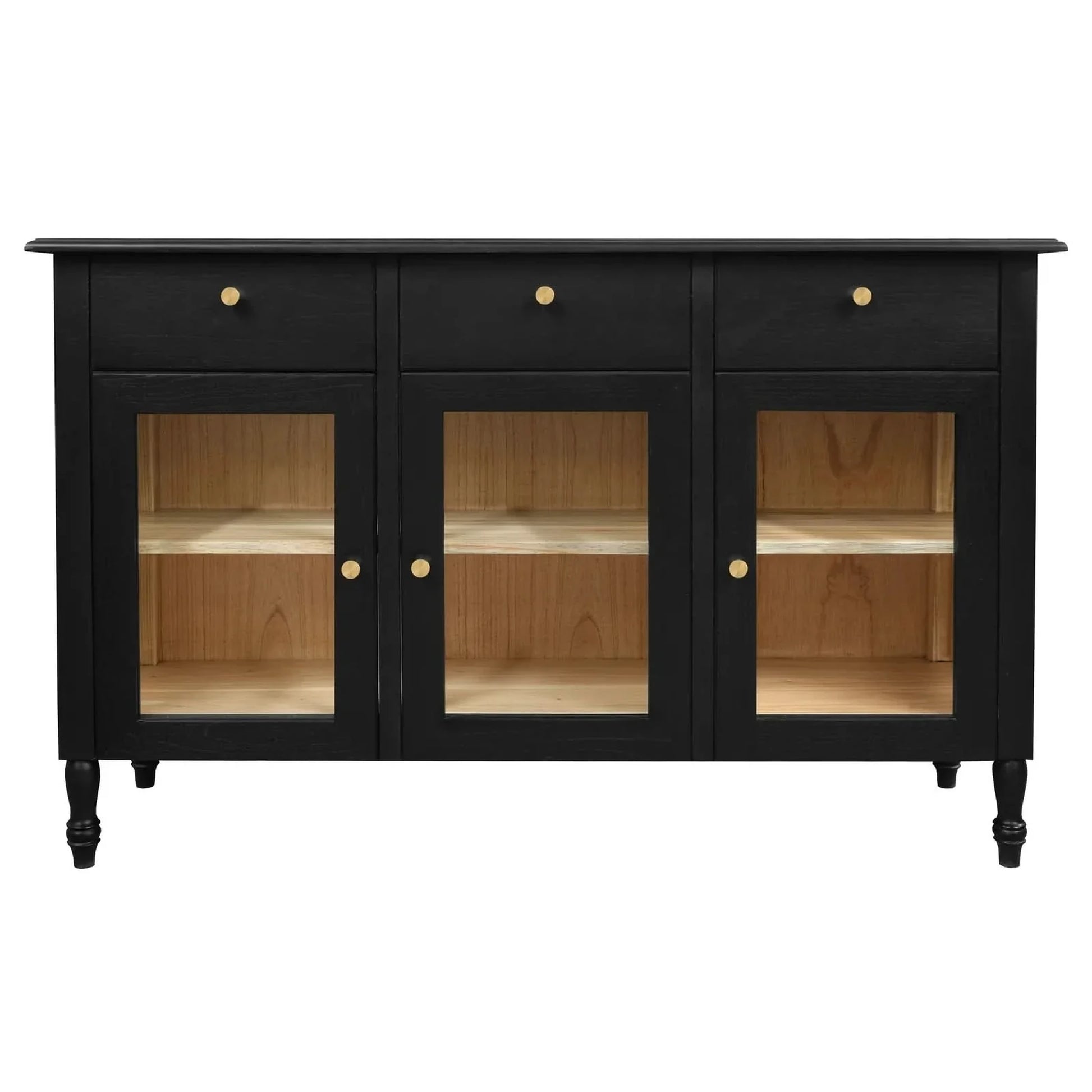 Winston Solid White Cedar Buffet / Sideboard in Black