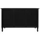 Winston Solid White Cedar Buffet / Sideboard in Black open