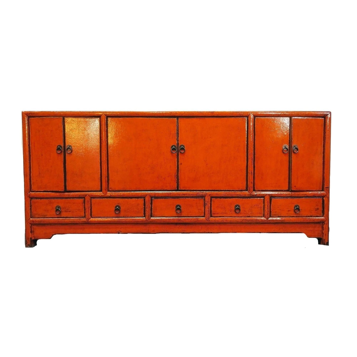 YUZE HSB072 CHINESE ANTIQUE RECYCLED  PINE TIMBER SIDEBOARD/BUFFET - MyChocolateWood