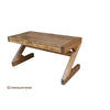 Australian custom-made recycled Tassie oak desk by MyChocolateWood, showcasing a sturdy wooden workspace with natural grain.