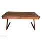 Zeta Australian Custom Made Vic Ash Desk in Dark Honey