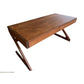 Zeta Desk in Dark Honey angle