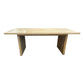 Zeus Recycled Elm Dining Table 240cm angle