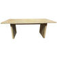 Zeus Recycled Elm Dining Table 240cm leg