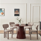 ASPEN FABRIC DINING CHAIR LIGHT CHERRY COLOUR