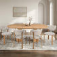 Sherwood Natural Oak Finish Oval Extension Dining Table  160-200cm - MyChocolateWood
