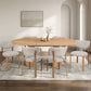 Sherwood Natural Oak Finish Oval Extension 7 Pce. Dining Set: 1 x Table 200cm & 6 x Sherwood Dining Chairs (Copy) - MyChocolateWood