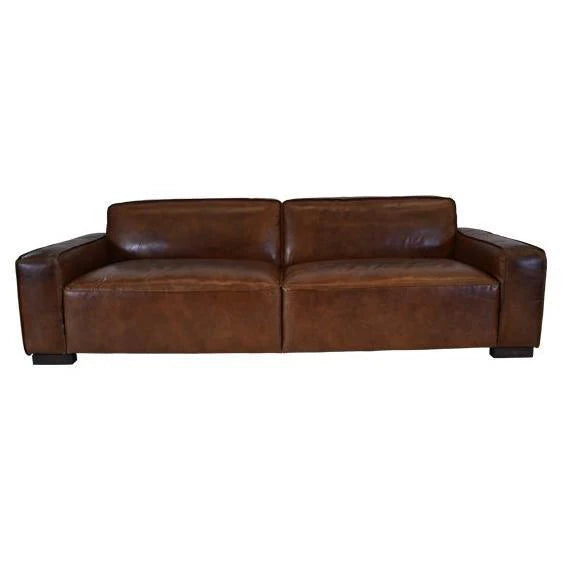 SELANA AGED LEATHER 3.5-SEATER SOFA - MyChocolateWood