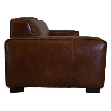 SELANA AGED LEATHER 3.5-SEATER SOFA - MyChocolateWood