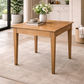ELLA SOLID OAK SQUARE DINING TABLE 90CM - MyChocolateWood
