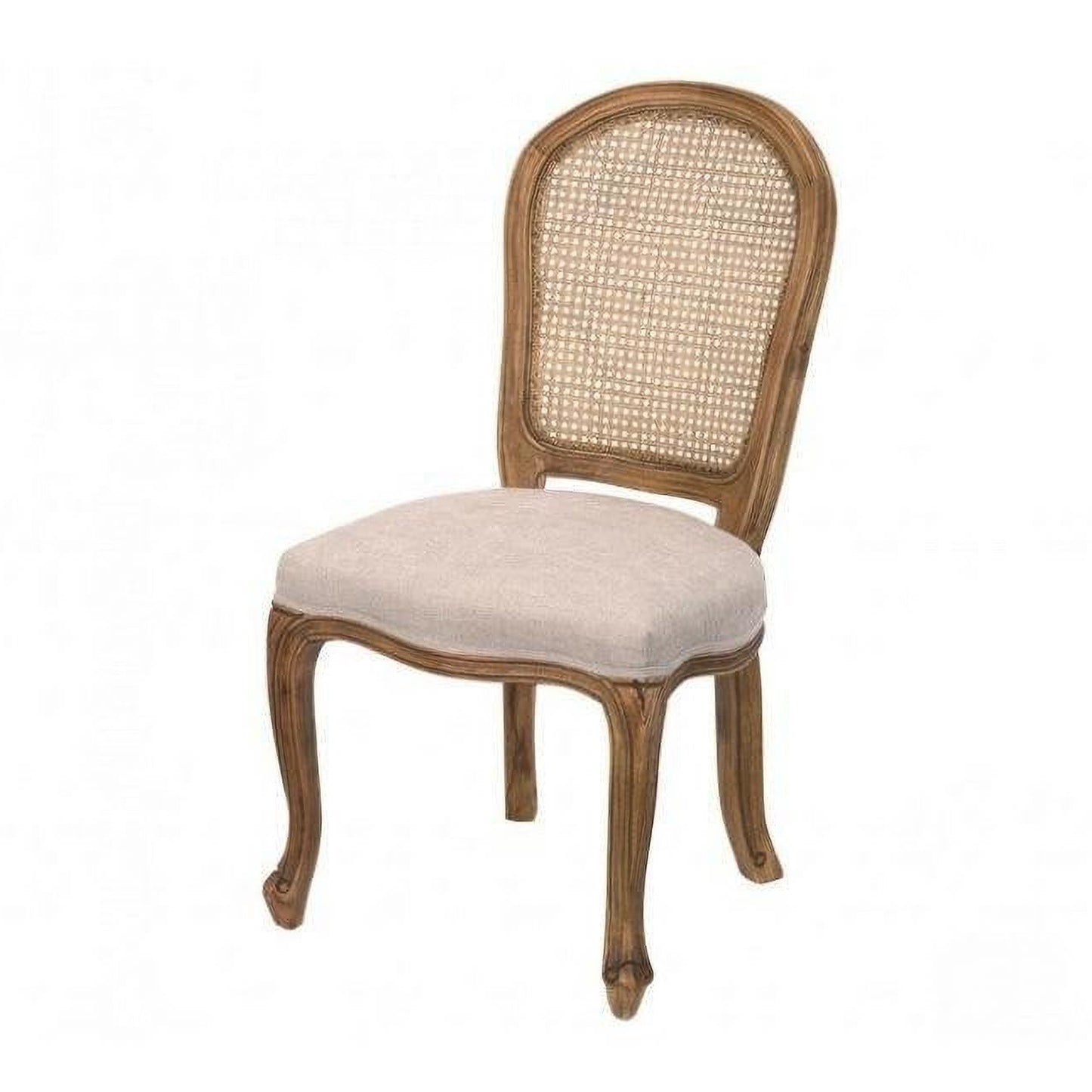KAVALA 9-piece dining set with mango wood parquetry top table and 8 natural KAVALA dining chairs in American oak color.