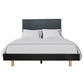 SNOWDON ACACIA BED IN BLACK ART DECO STYLE - MyChocolateWood