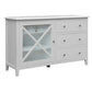 LUGANO HAMPTONS STYLE ACACIA 5 PIECE BEDROOM SUITE: 2-DRAWER DOUBLE BED 1 DRESSER 1 MIRROR 2 BEDSIDE TABLES - MyChocolateWood