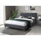 AMARA FABRIC BED CHARCOAL - MyChocolateWood
