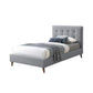 AMARA FABRIC BED GREY - MyChocolateWood