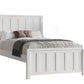 BAYLIN RUBBERWOOD BED WHITE - MyChocolateWood