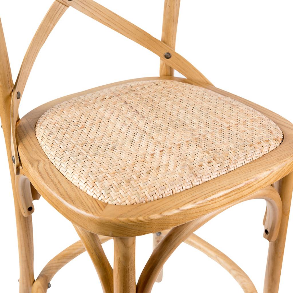 GANT BIRCHWOOD BAR STOOL IN NATURAL 103CM HIGH - MyChocolateWood