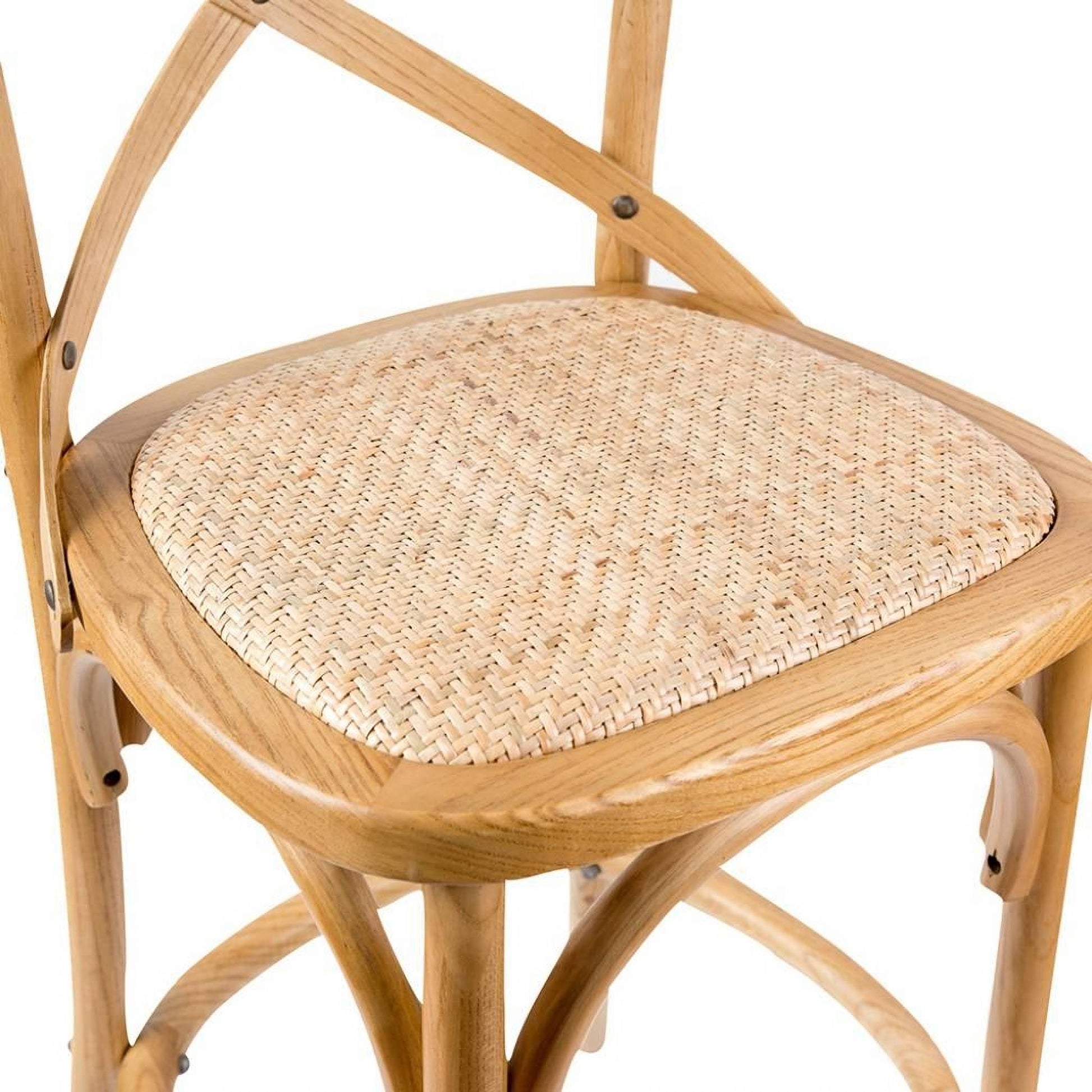 Gant Birchwood Stool in Natural 103cm - Chocolate Wood