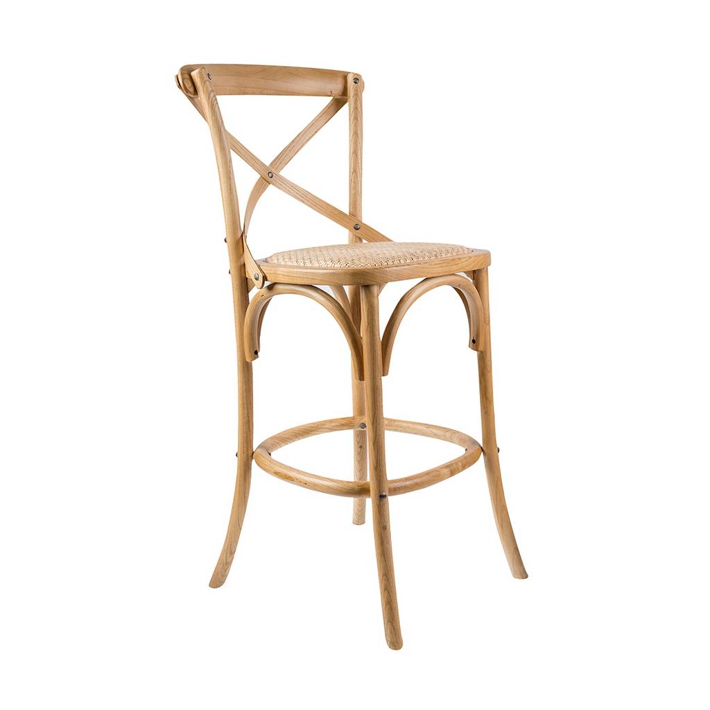 GANT BIRCHWOOD BAR STOOL IN NATURAL 103CM HIGH - MyChocolateWood