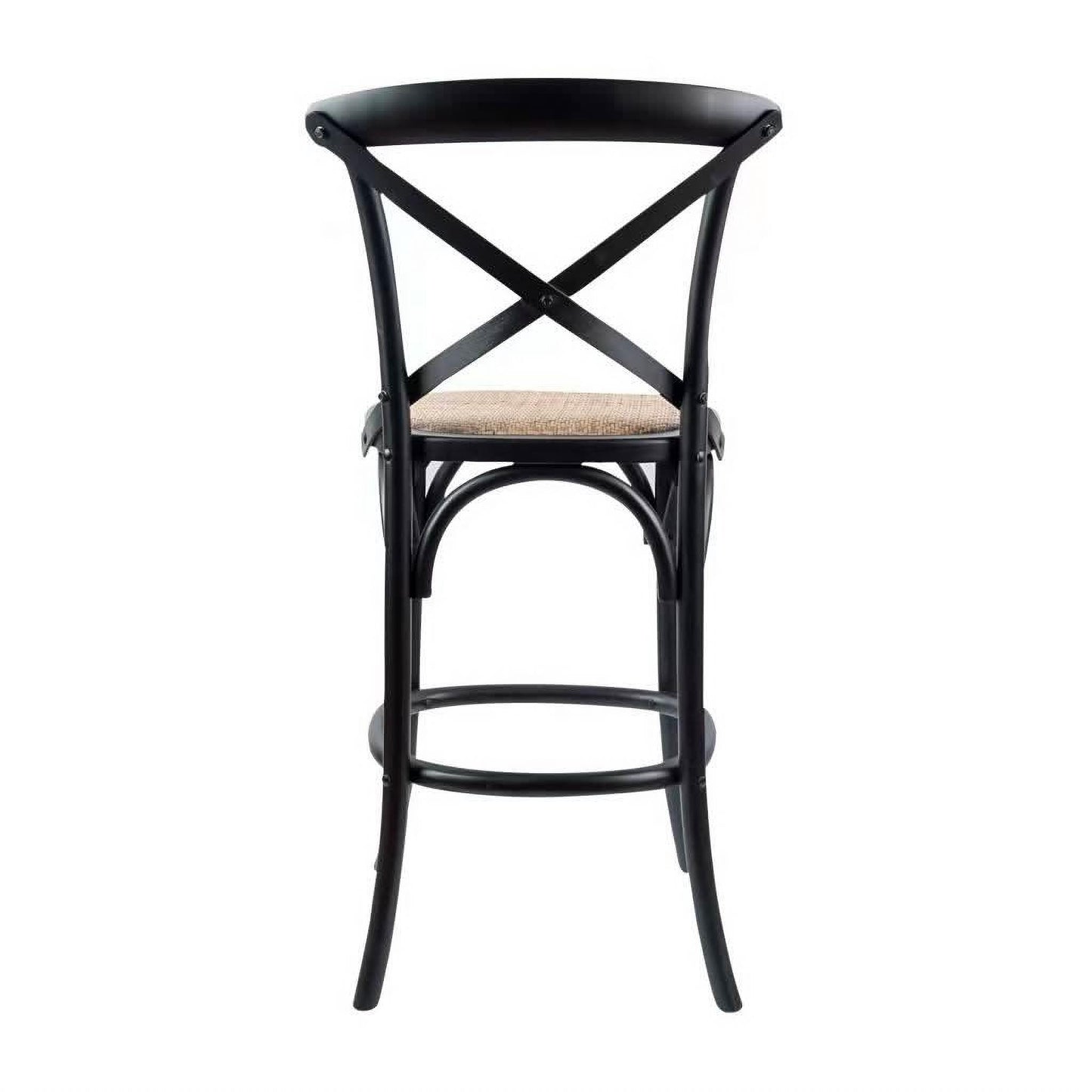 Gant Birchwood Stool in Black 103cm - Chocolate Wood