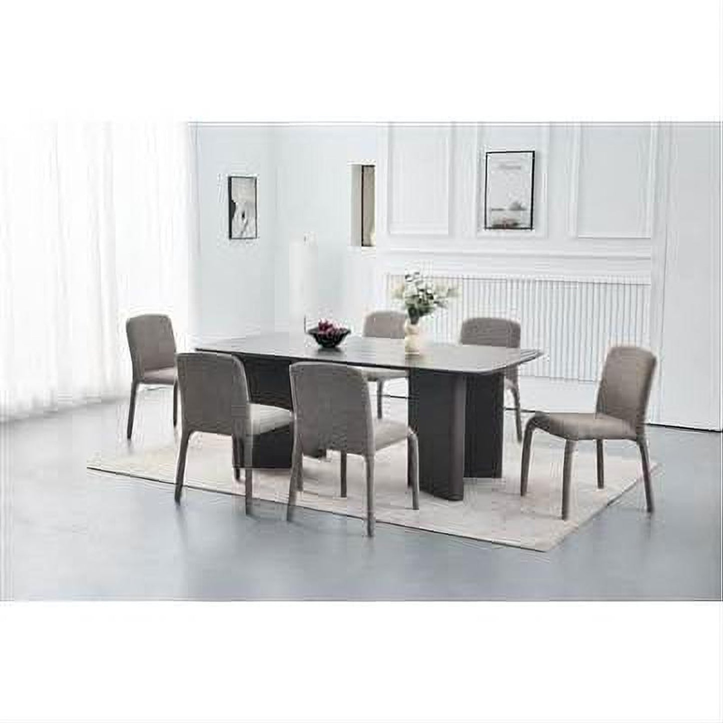 Brisco Dining Table in Aubergine 200cm