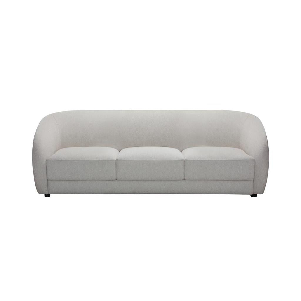 PICKARD PLYWOOD & EUCALYPTUS 3 SEATER SOFA IN LINEN COLOUR - MyChocolateWood