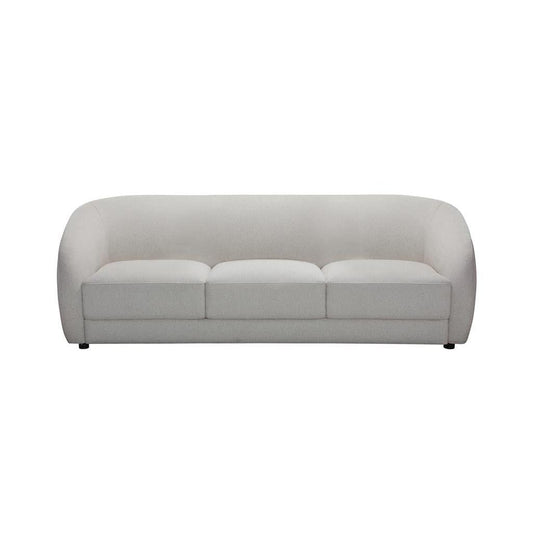 PICKARD PLYWOOD & EUCALYPTUS 3 SEATER SOFA IN LINEN COLOUR - MyChocolateWood