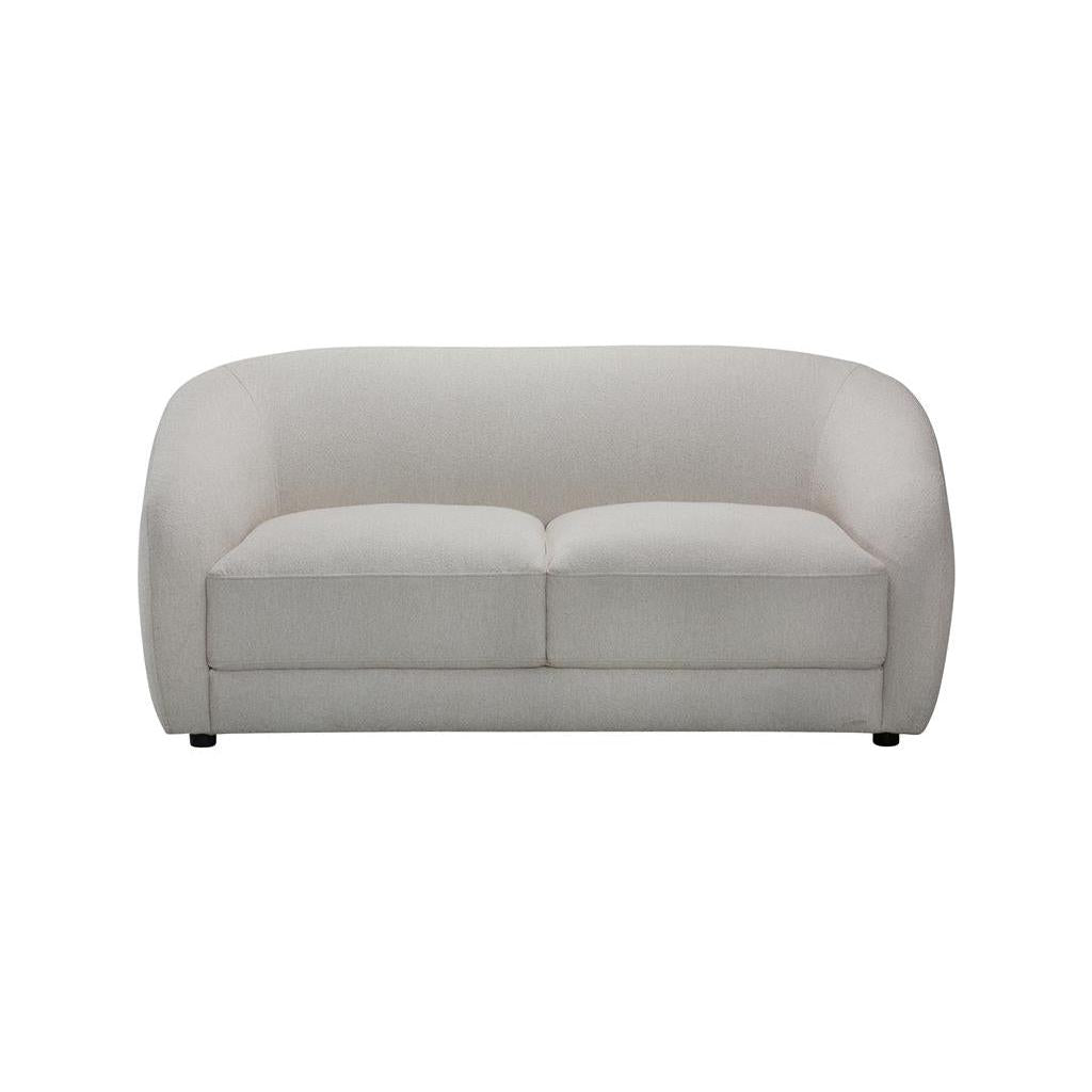 PICKARD PLYWOOD & EUCALYPTUS 2-SEATER SOFA LINEN COLOUR - MyChocolateWood
