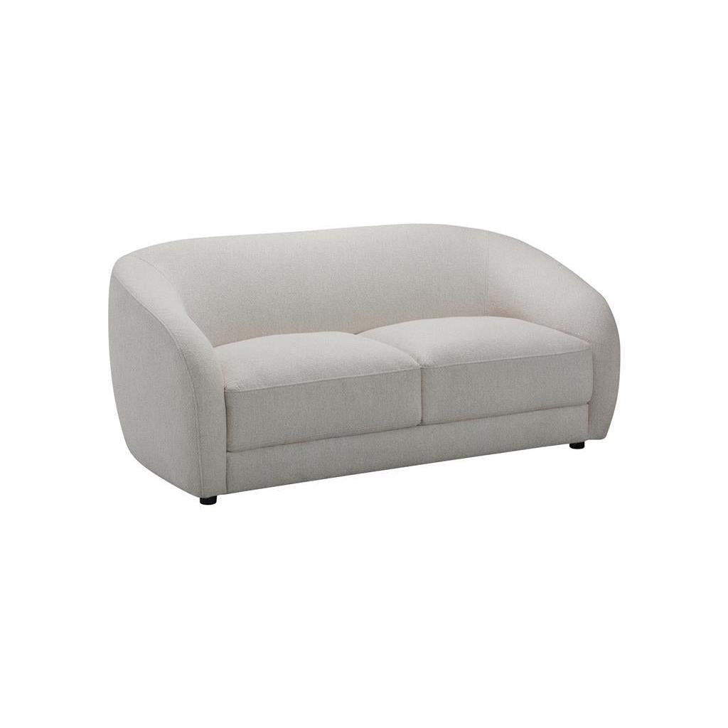 PICKARD PLYWOOD & EUCALYPTUS 2-SEATER SOFA LINEN COLOUR - MyChocolateWood
