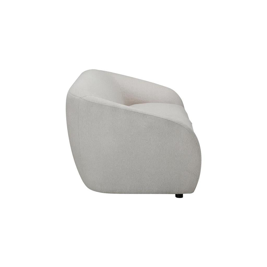 PICKARD PLYWOOD & EUCALYPTUS 2-SEATER SOFA LINEN COLOUR - MyChocolateWood