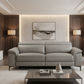 BRITTAS LEATHER 3-SEATER ELECTRIC RECLINER SOFA - GREY - MyChocolateWood