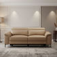 BRITTAS LEATHER 3-SEATER ELECTRIC RECLINER SOFA - MOCHA - MyChocolateWood