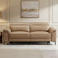 BRITTAS LEATHER 3-SEATER ELECTRIC RECLINER SOFA - MOCHA - MyChocolateWood