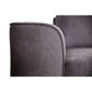 MARIGNY FABRIC 3-SEATER SOFA WITH RHF CHAISE DARK GREY (2 PIECES) - MyChocolateWood