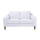 BALLINA FABRIC 2-SEATER SOFA PLATINUM - MyChocolateWood
